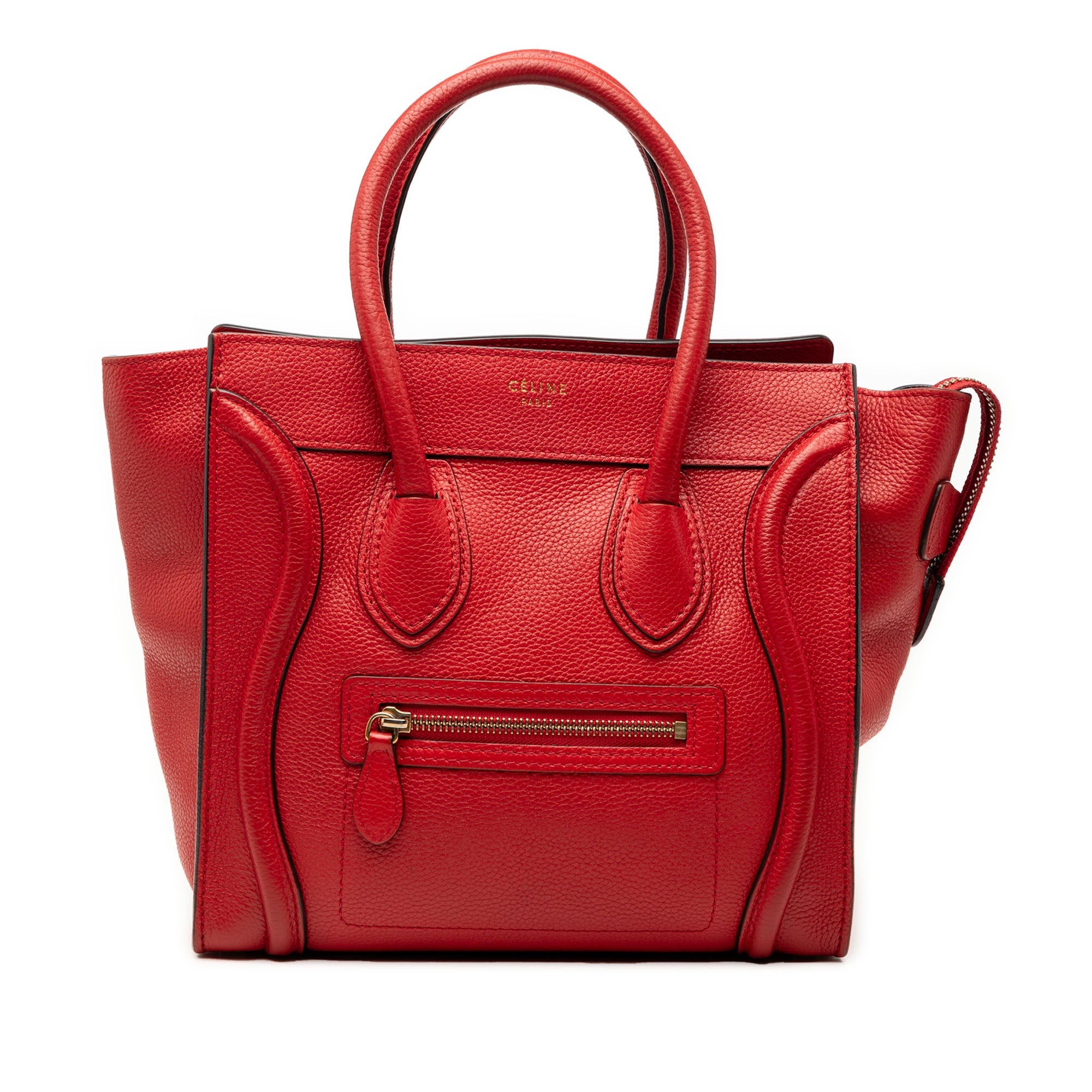 Micro Calfskin Luggage Tote