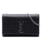 Medium Studded Calfskin Monogram Kate Crossbody