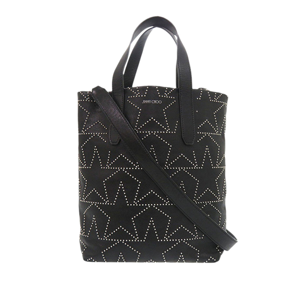 Leather Star Studded Sofia Tote