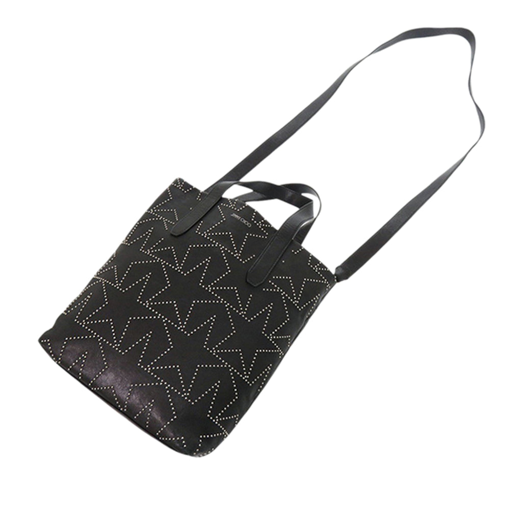 Leather Star Studded Sofia Tote