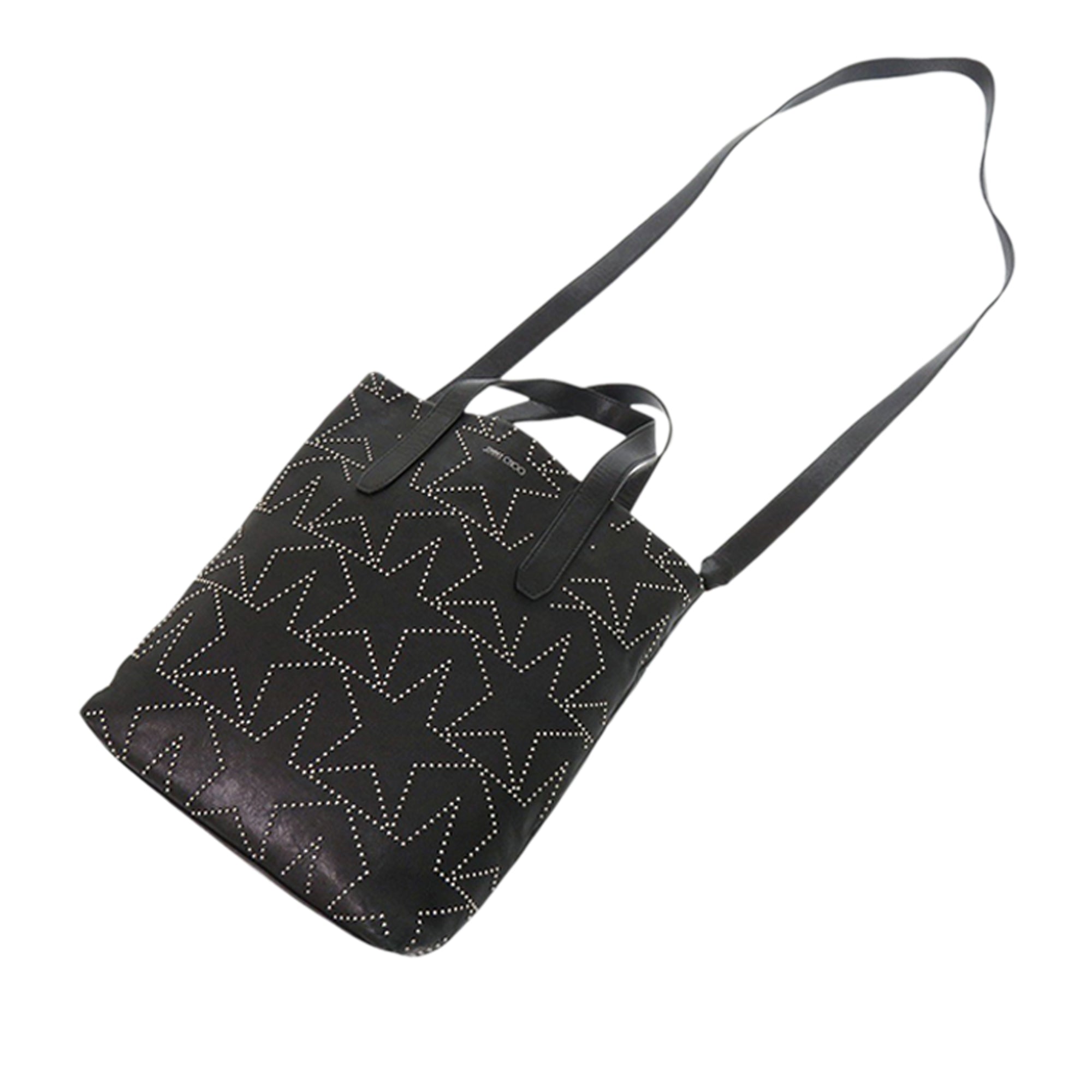 Leather Star Studded Sofia Tote