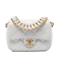Mini Quilted Caviar Chain Soul Flap