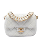 Mini Quilted Caviar Chain Soul Flap