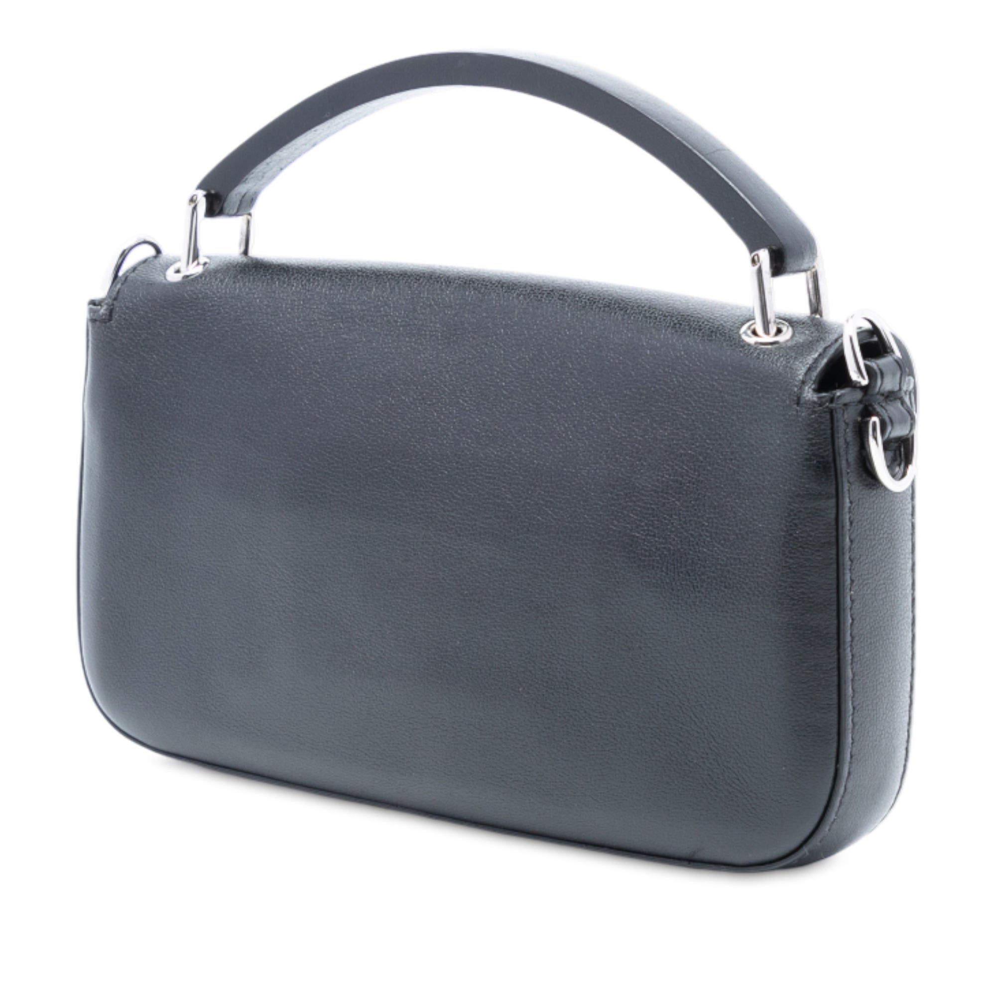 Marc Jacobs Calfskin Baguette Phone Pouch Satchel