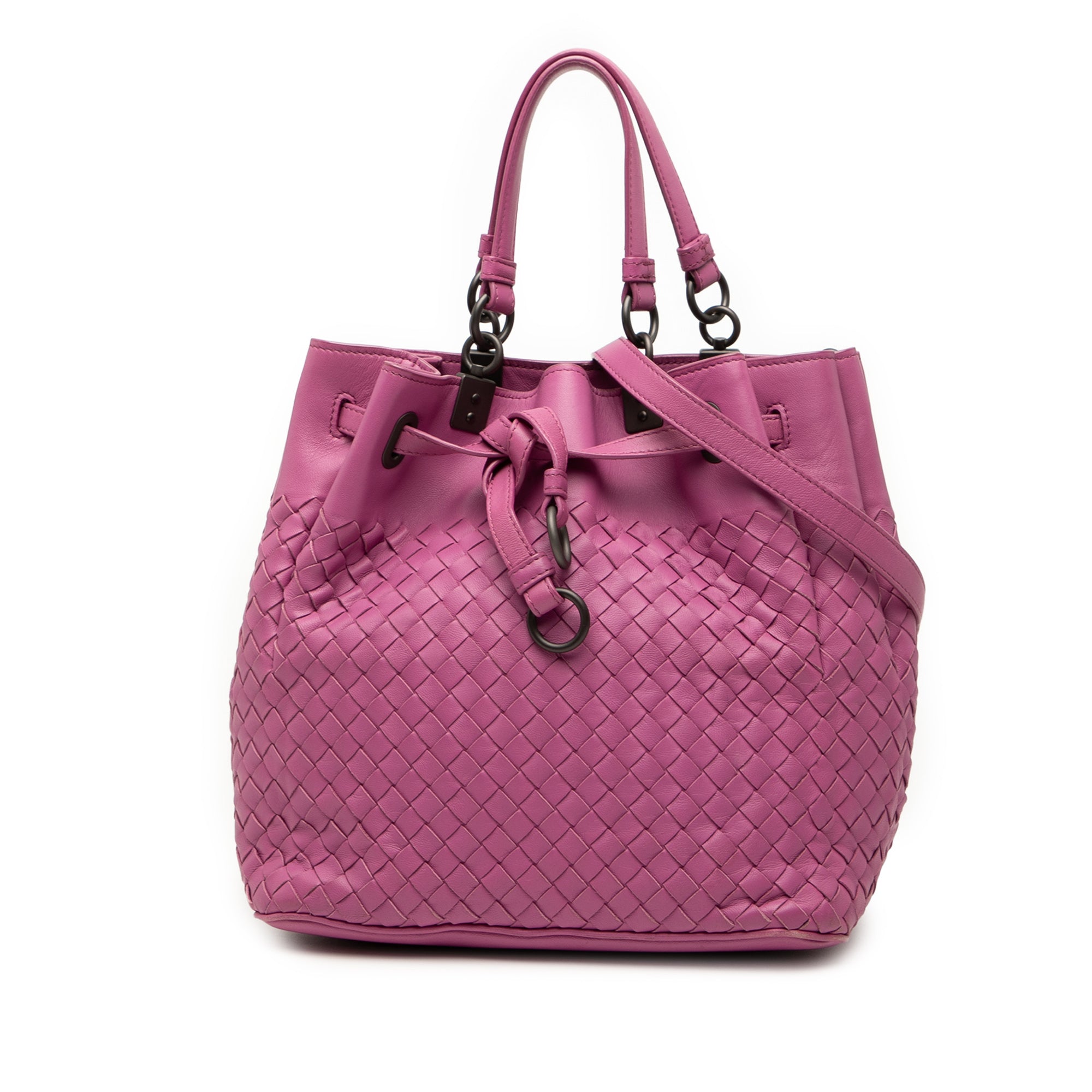 Nappa Intrecciato Bucket Bag