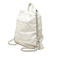 Large Quilted Shiny Calfskin 22 Backpack