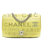 Perforated Calfskin Logo Eyelet Flap