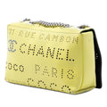 Perforated Calfskin Logo Eyelet Flap
