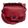 Medium Leather Bamboo Nouveau Fringe Crossbody