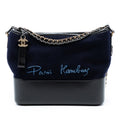 Medium Wool Paris Hamburg Embroidered Gabrielle Hobo
