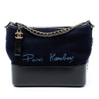 Medium Wool Paris Hamburg Embroidered Gabrielle Hobo