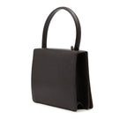 Textured Leather Barcelona Top Handle Bag