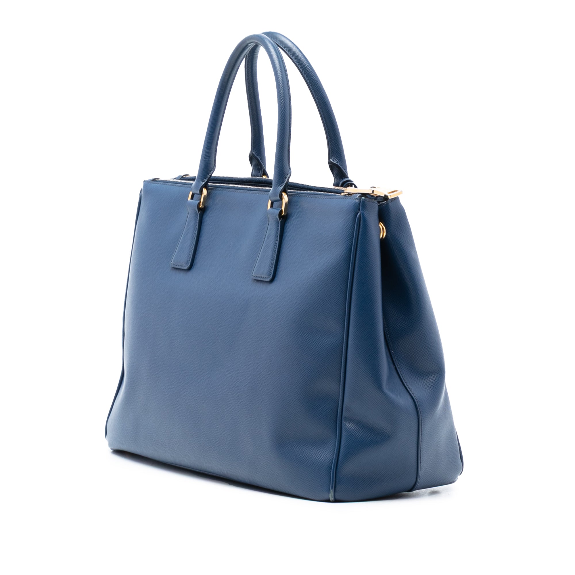 Large Saffiano Lux Galleria Double Zip Tote
