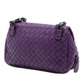 Mini Nappa Intrecciato Expandable Chain Flap Crossbody
