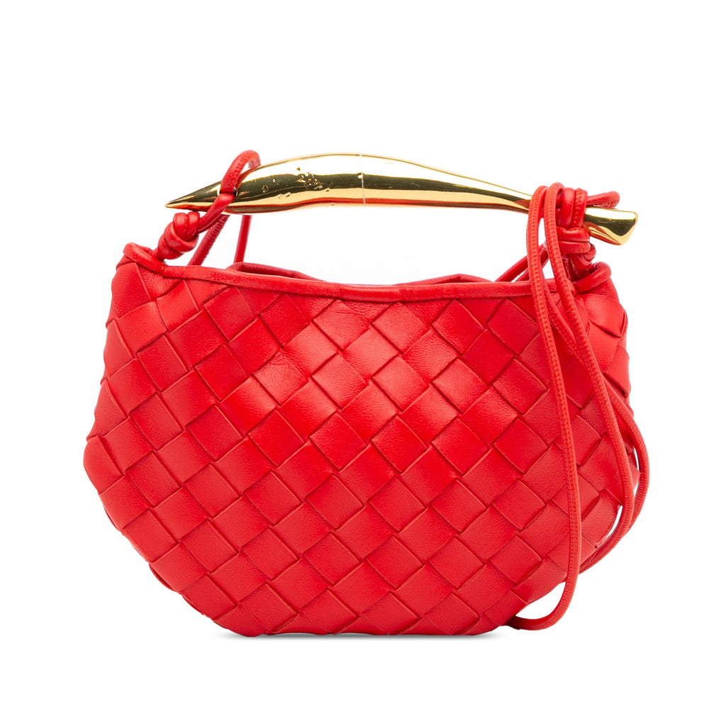 Baby Lambskin Intrecciato Sardine
