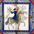 Feux d Artifice Silk Scarf 90