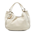 Medium Pebbled Calfskin Twill Tote