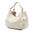 Medium Pebbled Calfskin Twill Tote