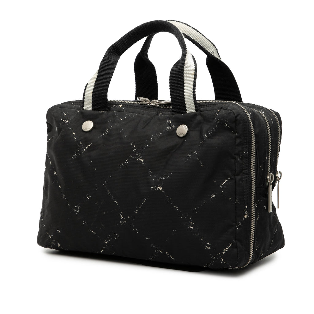 Old Travel Line Nylon Handbag