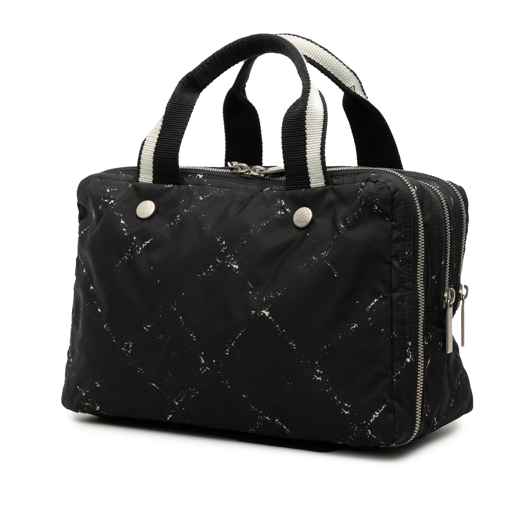 Old Travel Line Nylon Handbag