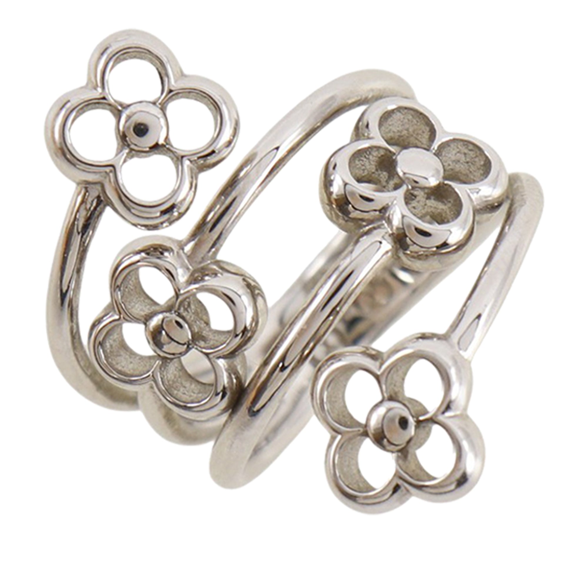 Brass Flower Full Ring