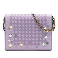 Nappa Intrecciato Studded Wallet on Chain