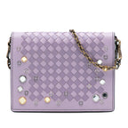 Nappa Intrecciato Studded Wallet on Chain