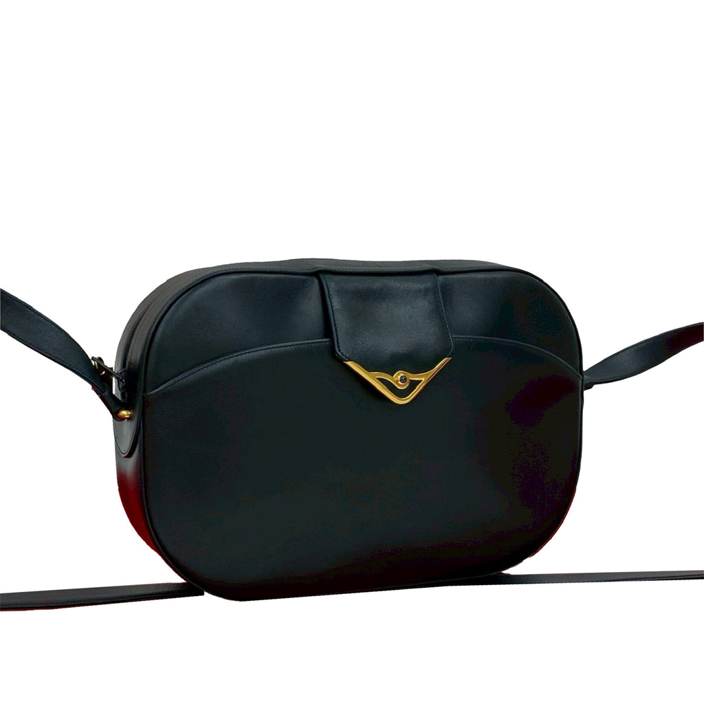 Leather Sapphire Line Crossbody