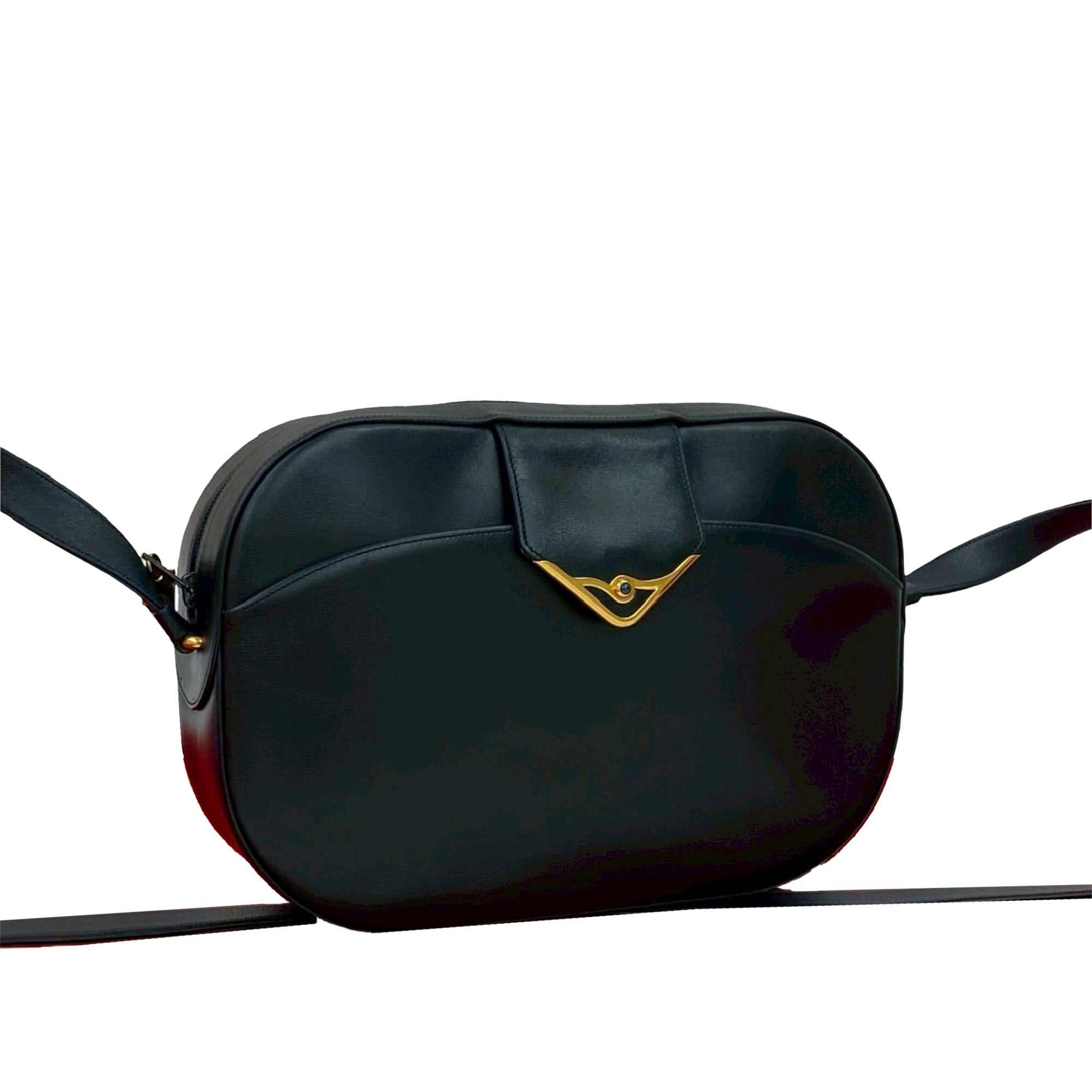 Leather Sapphire Line Crossbody