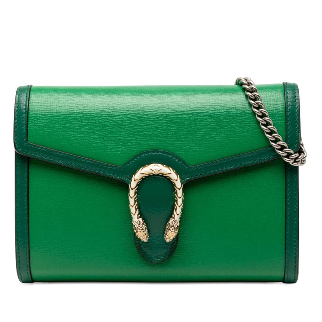 Bicolor Calfskin Dionysus Wallet on Chain