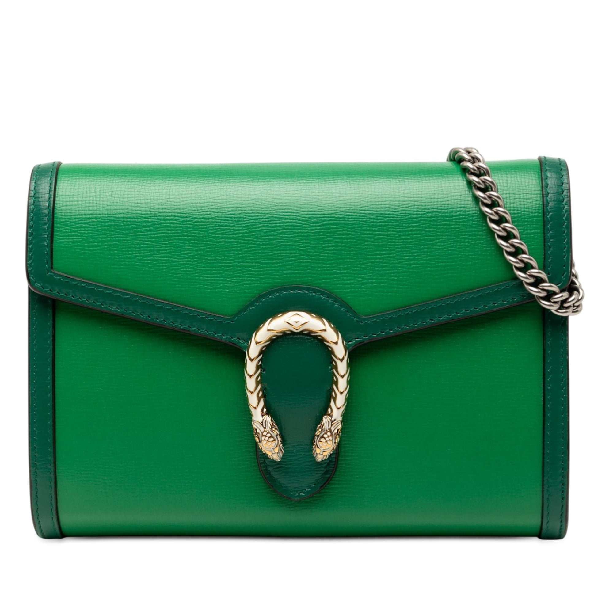Bicolor Calfskin Dionysus Wallet on Chain