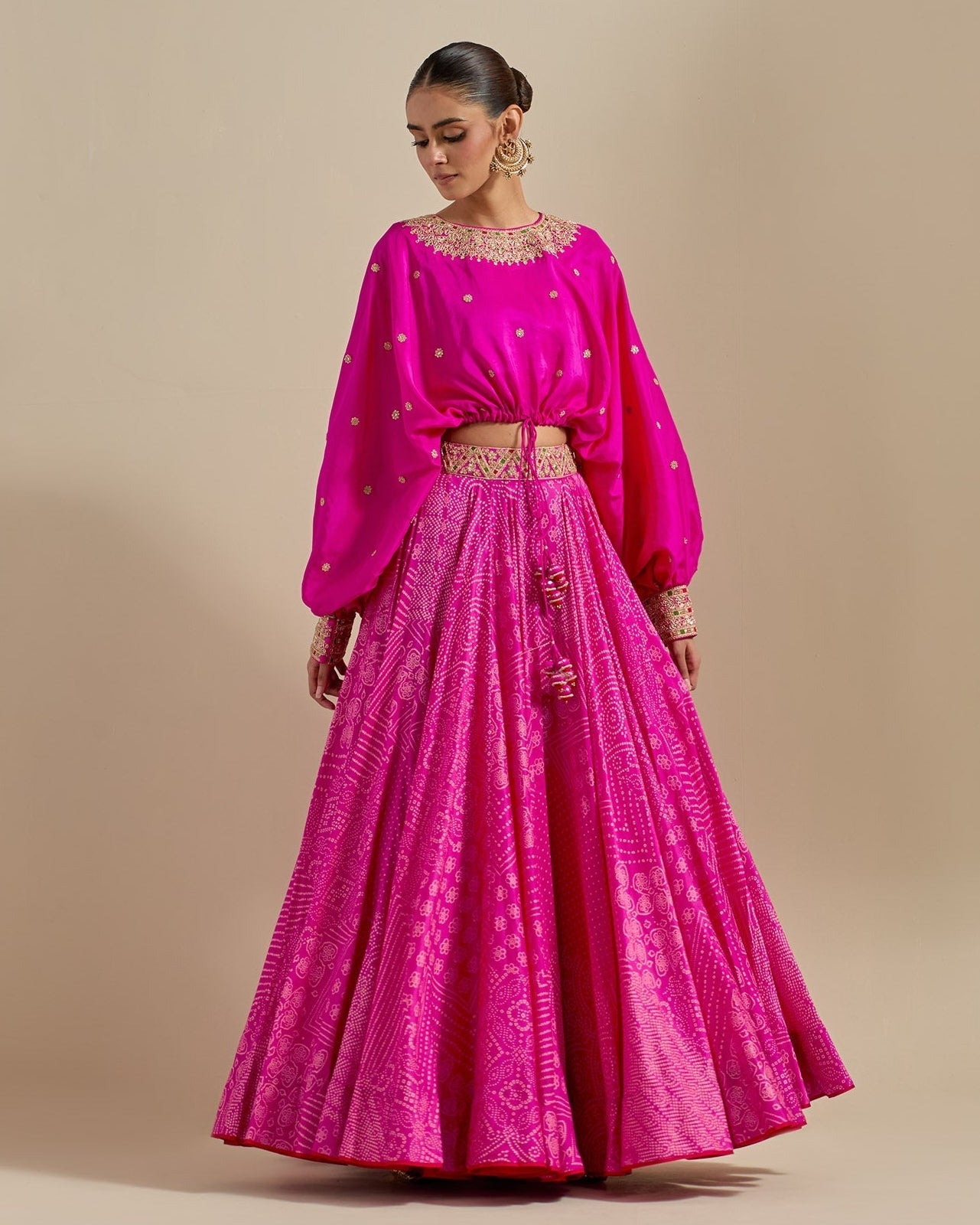 Kumari Pink Skirt Set By KYNAH, Luxury Indian Fashion & Bridal Wear