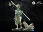 Hanako, Kitsune Druid And Baby Kyubi, Lost Kingdom Miniatures