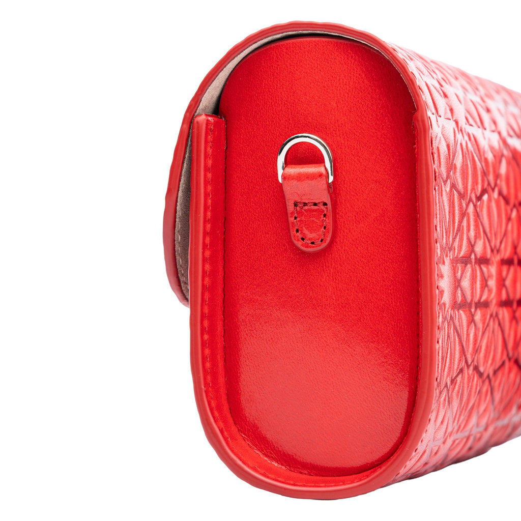Small Leather Hand Bag Red - Bayarcal