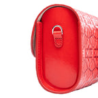 Small Leather Hand Bag Red - Bayarcal
