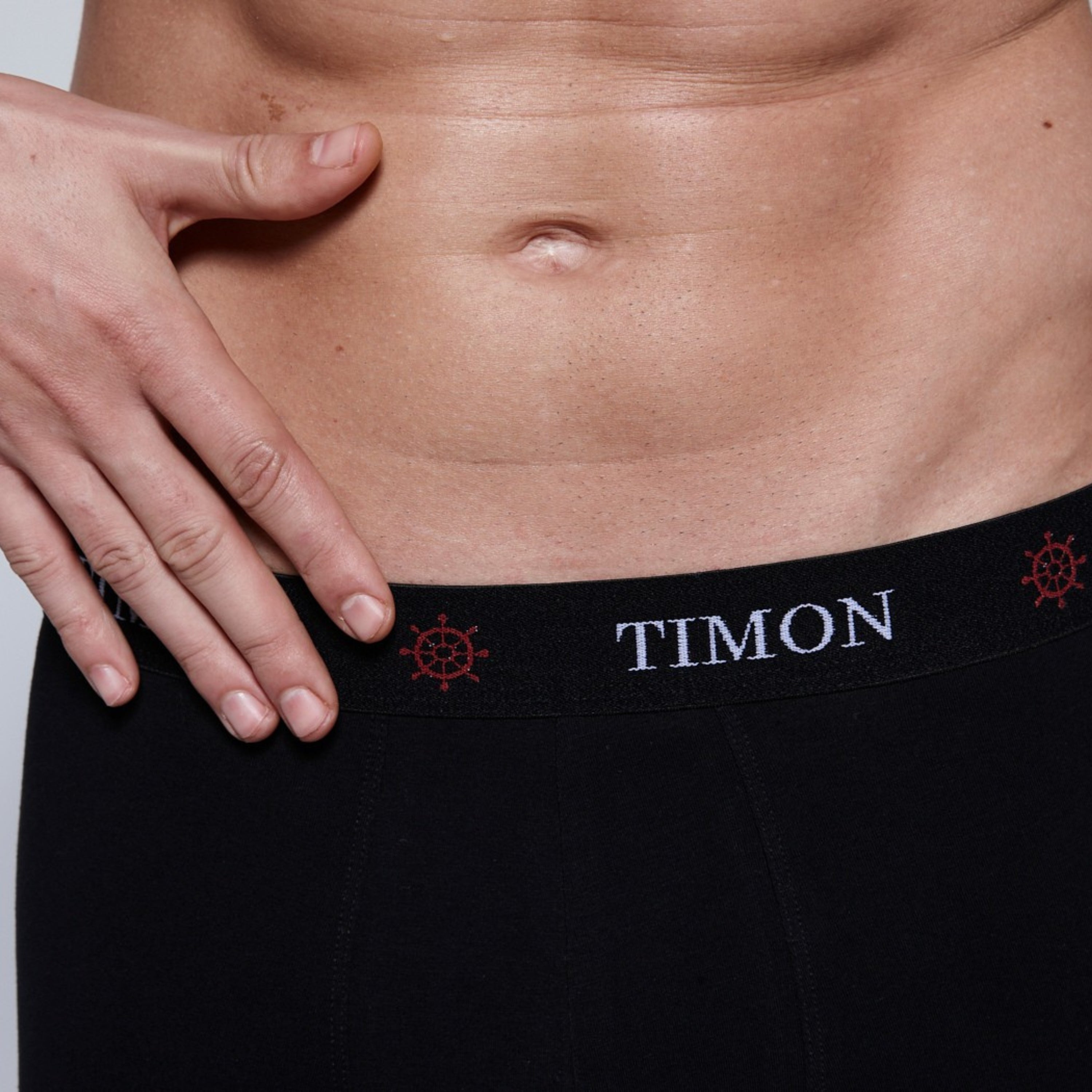 TIMON | Pack de 6 Boxers Para Hombre | 93 % Algodón | 3 Colores: Negro, Marino, Verde y 3 Estampados con Líneas | Cintura Elástica | Máximo Confort | 5 Tallas: S, M, L, XL, XXL