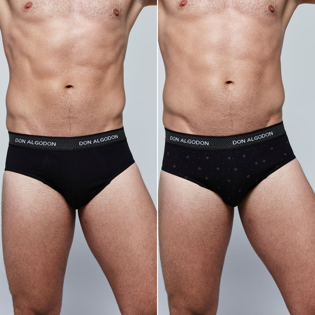 Don Algodon | Pack 6 Slips para Hombre Suaves | Transpirables y Resistentes