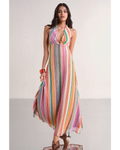 Halter Neck Crochet Knit Maxi By KYNAH, Luxury Indian Fashion & Bridal Wear