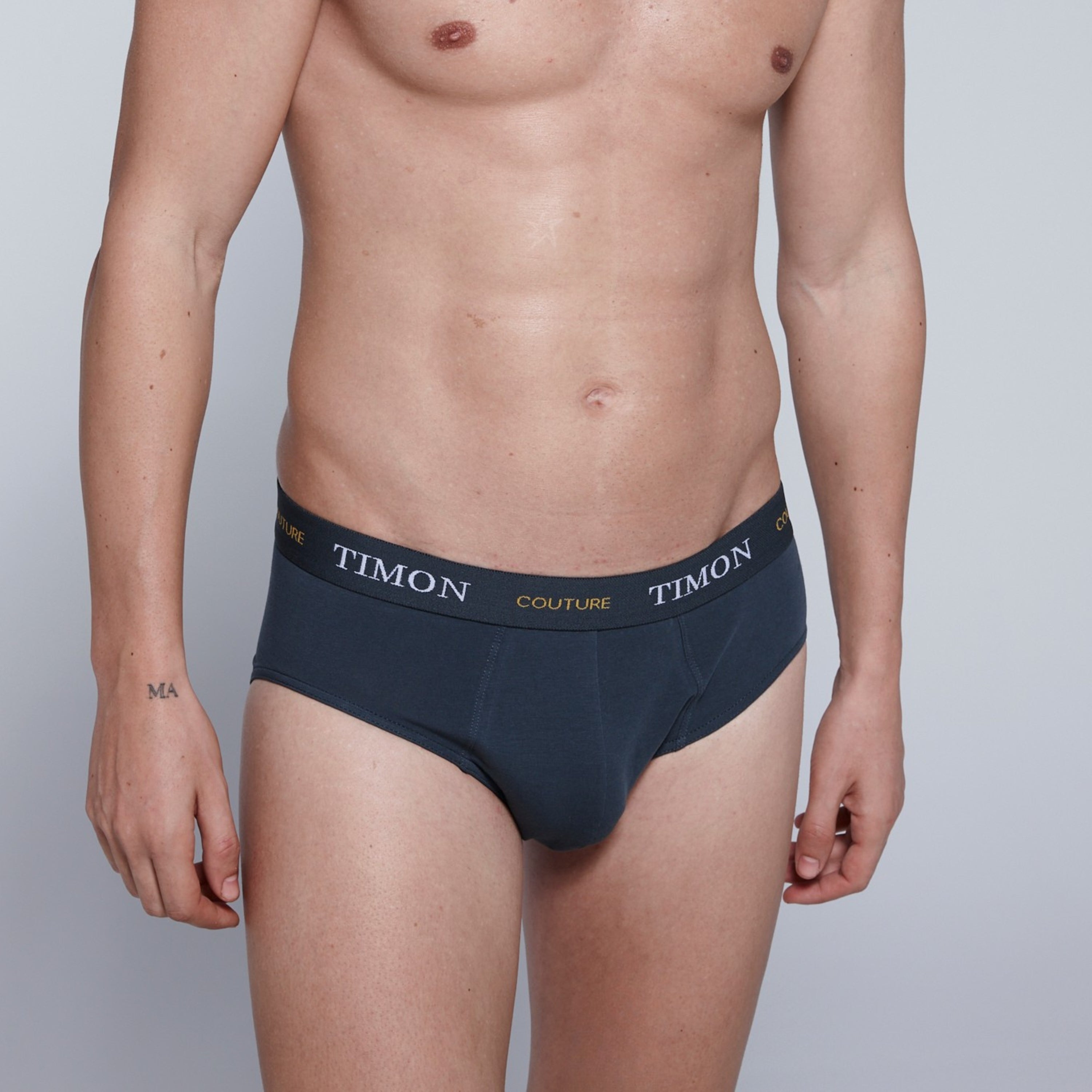 TIMON | Pack de 12 Slips Para Hombre | 93 % Algodón | 3 Colores: Negro, Marino, Verde y 3 Estampados con Anclas | Cintura Elástica | Máximo Confort | 5 Tallas: S, M, L, XL, XXL