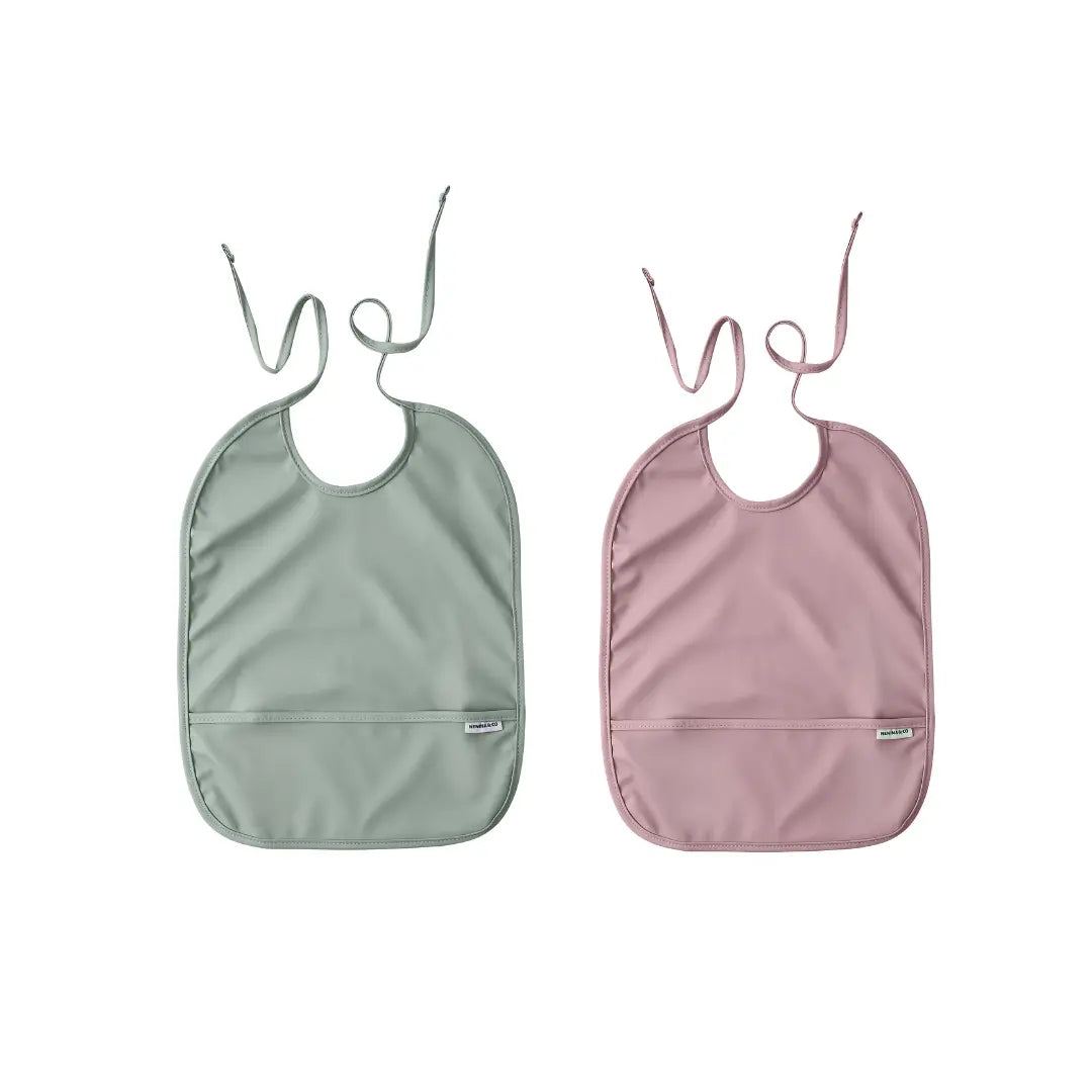 Pack 2 Baberos Mint + Pink Nenina & Co