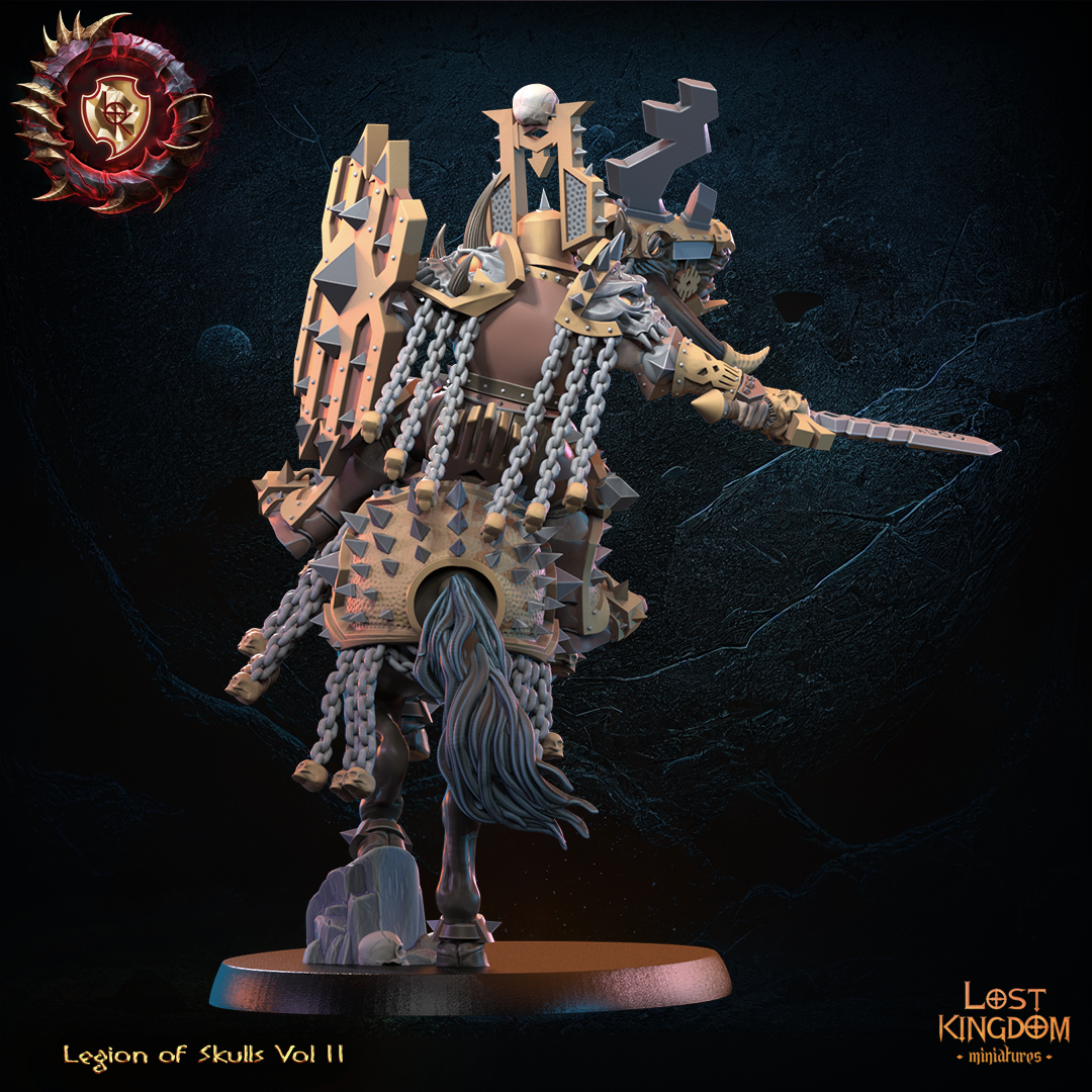 Vorr, Champion of Skull Collectors, Lost Kingdom Miniatures