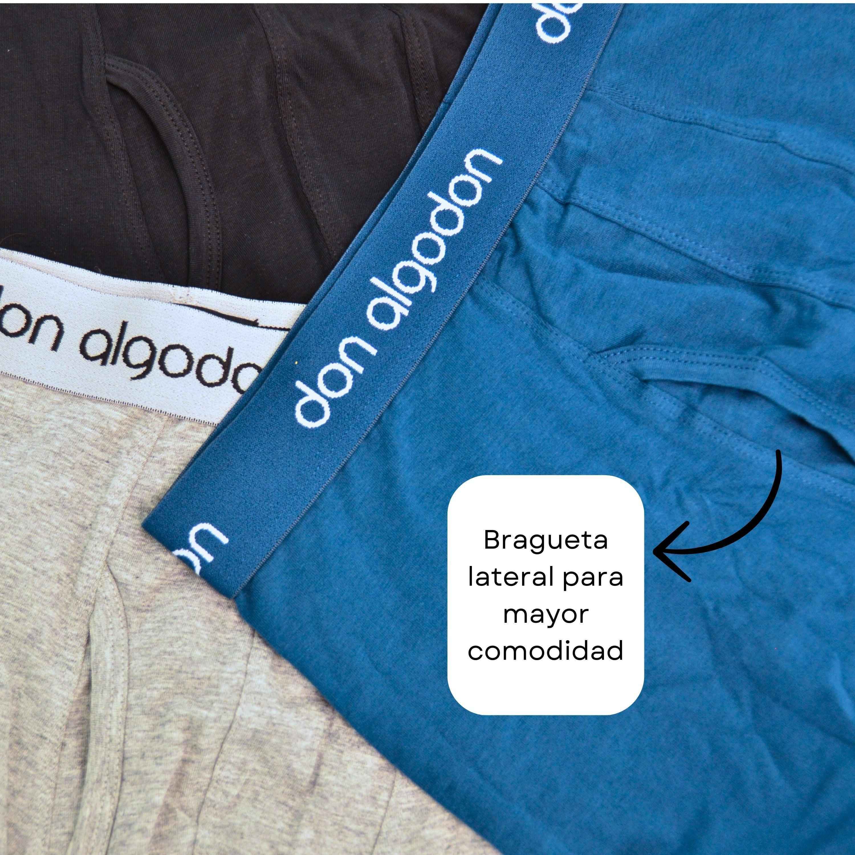 Don Algodón Premium | Pack 12 Boxers para Hombre  | Transpirables | 6 Colores Diferentes