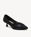 Kletta Pointed Toe Heeled Pump - Black / US 10 | EU 41.5 | UK 8