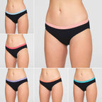 Don Algodon | Pack 6 Braguitas Algodón para Mujer | Transpirables