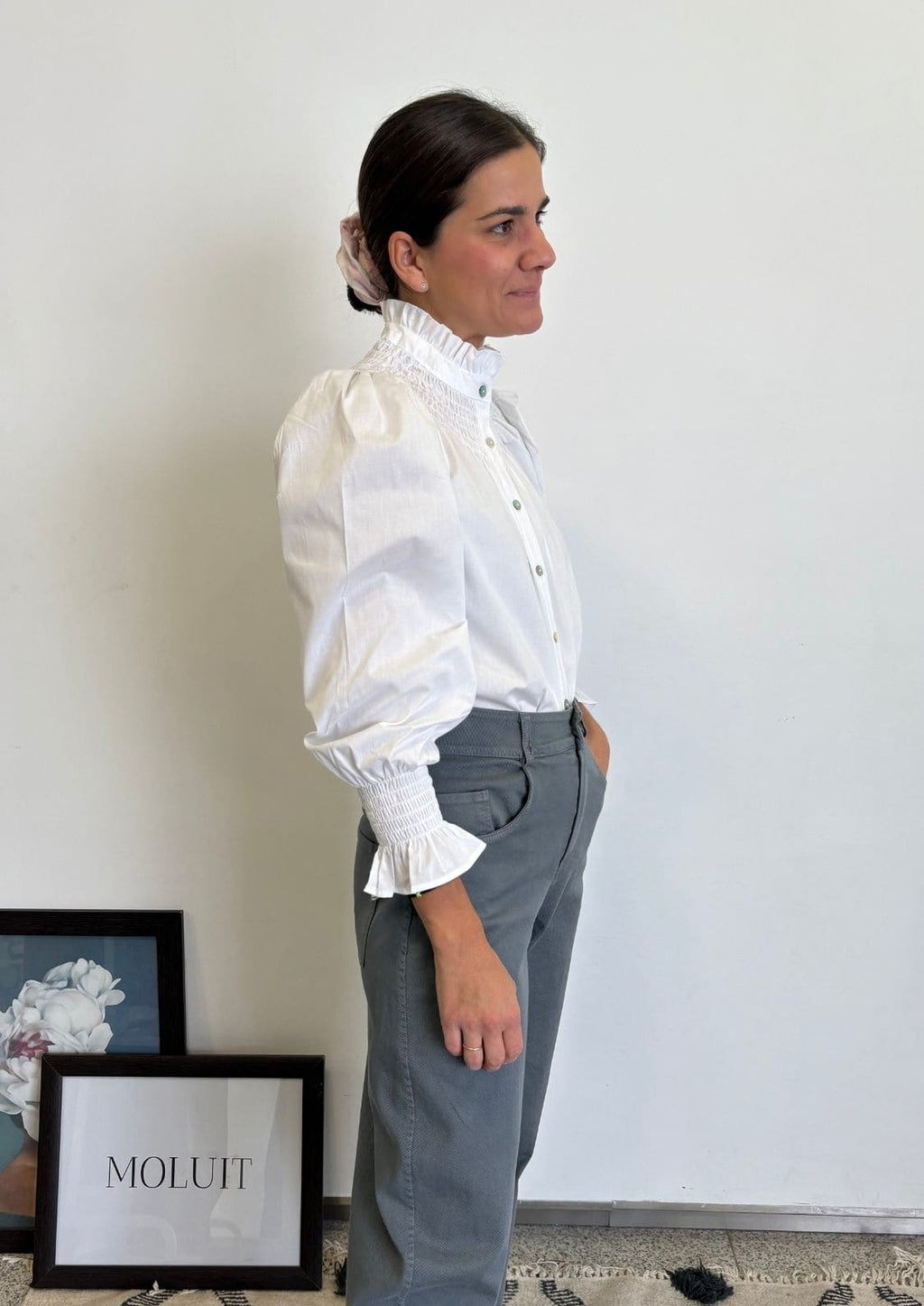 BLUSA MILAN | BLANCO MANGA LARGA