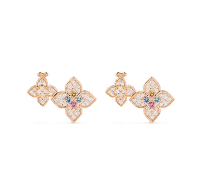 Roberto Coin Venetian Princess Earrings — Rose Gold