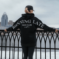Sprints Run Club Oversized Hoodie - Running Late - Black
