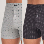 Don Algodón Premium | Pack de 6 Boxers Apertura con Botón Para Hombres | 100% Algodón | Transpirables | Máxima Calidad