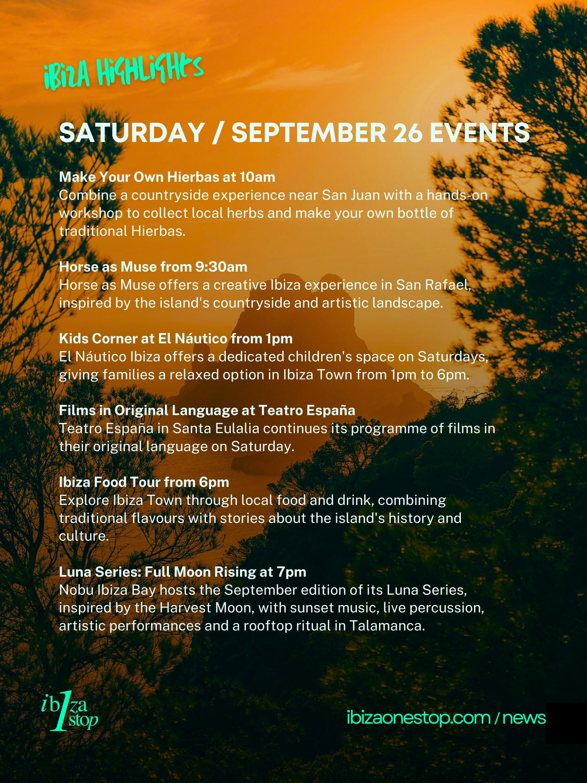 Saturday, September 26 in Ibiza Brings Brazilian Day, a Medieval Sea Fair, Sant Miquel Celebrations and More