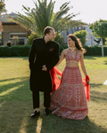 Red Sarina Lehenga By KYNAH, Luxury Indian Fashion & Bridal Wear